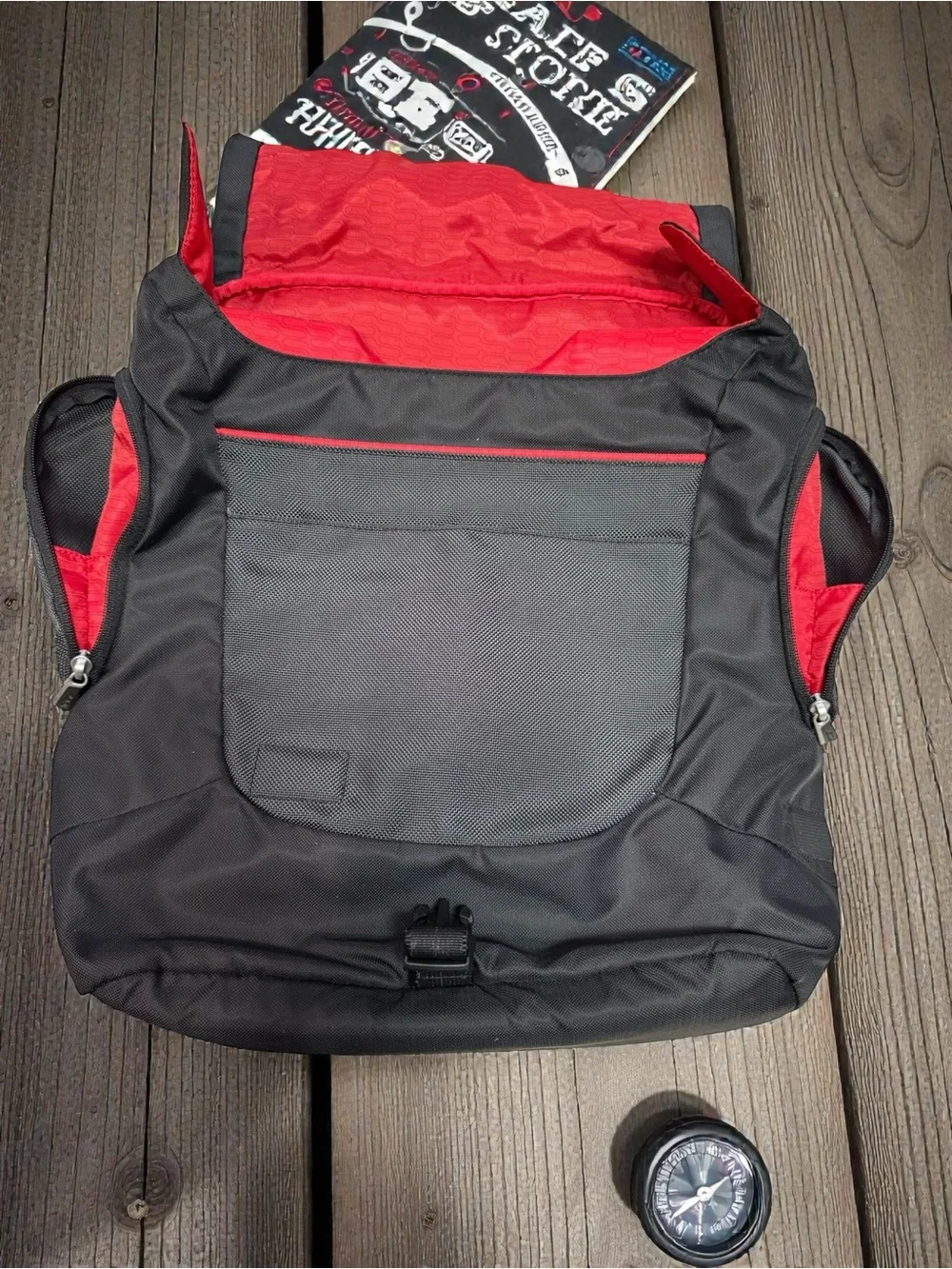 Tumi Black Men's T-Tech 5103D Men’s Black Ballistic Nylon Backpack
